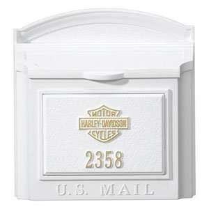  HARLEY DAVIDSON ® Wall Mount Mailboxes   White