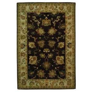  Safavieh Bergama BRG136B Brown and Ivory Traditional 8 x 