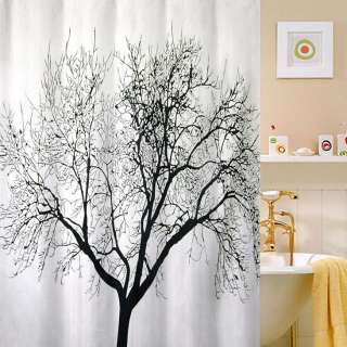 Landscape Big Tree Fabric Shower Curtain A3011  
