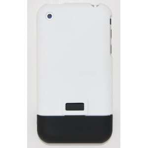 KingCase iPhone 1G 2G (Original iPhone) Rubberized Slider Case (White 