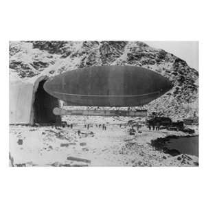  Blimp Wellman Air Ship, Spitzbergen Poster (24.00 x 18.00 