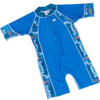 Baby Banz UV Swimsuit one piec  Blue Graffiti 6 Months  