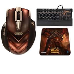    SteelSeries WoW Cataclysm MMO Gaming Mouse Bundle Electronics
