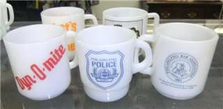  Glasbake Lot Snoopy McDonalds Mugs Police Bar Association Nice Mug Lot