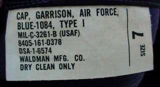 1965 Vietnam War USAF Air Force Garrison Cap w/ US Disk  