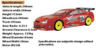 10 Scale Electric Powered On Road Touring RC Car RTR  