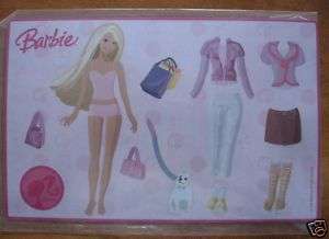 NEW Barbie Doll Dress Up Magnet Set  