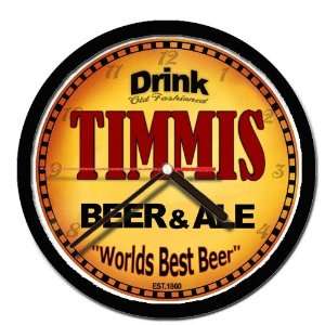  TIMMIS beer and ale cerveza wall clock 