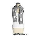 NWT Tinley Road Cozy Scarf With Silver Sequins Light He