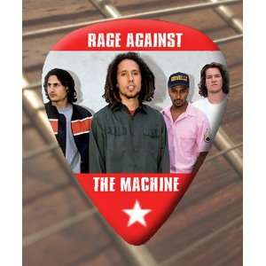  Rage Against The Machine Premium Guitar Picks x 5 Medium 