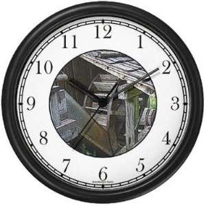   JP6) Wall Clock by WatchBuddy Timepieces (White Frame)