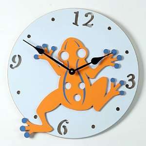    Frog   Childrens Wall Clock(Various Color Options)