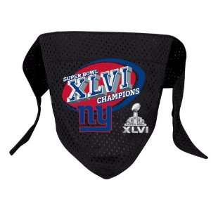   Pet Dog Super Bowl XLVI Champions Jersey Bandana M/L