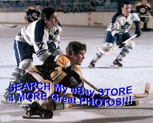 Bobby ORR Downed by Tim HORTON Leafs BRUINS 8X10 NEW  