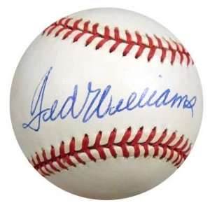 Ted Williams Signed Ball   AL PSA DNA #P04293   Autographed Baseballs