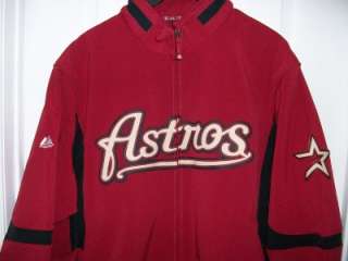 Astros MLB MAJESTIC THERMABASE DUGOUT JACKET 2XL NWT  