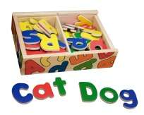 Wooden Alphabet Magnets in a Box By Melissa and Doug  