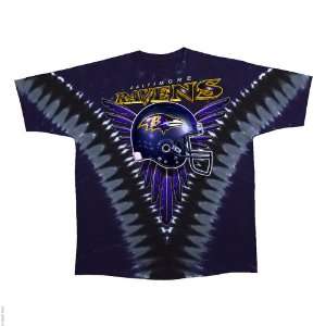  Baltimore Ravens Logo V Tie Dye T shirt