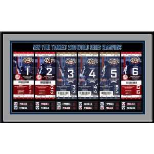 2009 World Series Tickets to History Framed Print   New 