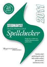 Stedmans Plus Version 2011 Medical/Pharmaceutical Spellchecker 