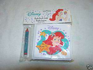 Disney Princess Ariel Bathtime Bubble Book W/Crayon  