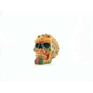  Figurine Aztec Jaguar Skull