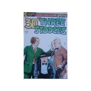 Three Stooges 1986 Comic Book In 3D From Eclipse With Glasses #2