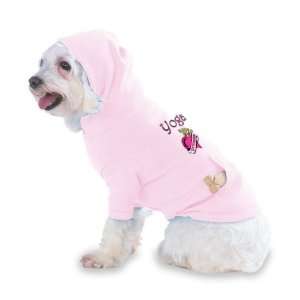  Yoga Princess Hooded (Hoody) T Shirt with pocket for your Dog 