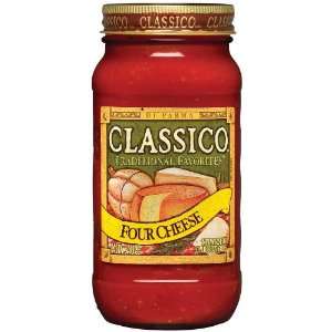 Classico Four Cheese Spaghetti Sauce 24 Grocery & Gourmet Food