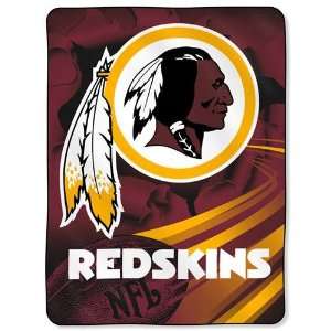  Washington Redskins Royal Plush Raschel NFL Blanket (Big 