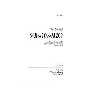  Schneewalzer   Original Ausgabe Musical Instruments