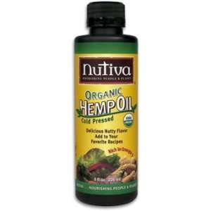  Nutiva   Organic Hemp seed Oil 8oz
