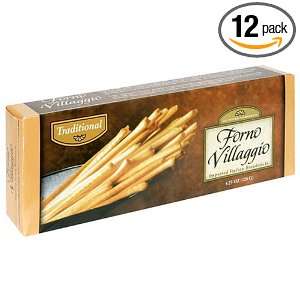 Forno Villaggio Torinese Breadsticks, Regular, 4.25 Ounce Boxes (Pack 