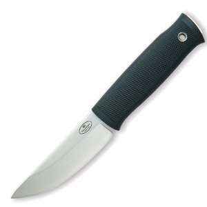 Hunting Knife, Kraton Handle, Leather Sheath