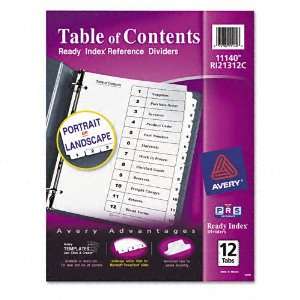  Avery Products   Avery   Ready Index Classic Tab Titles 