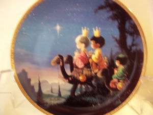 Collectible plate Precious momentsThey follow the star  