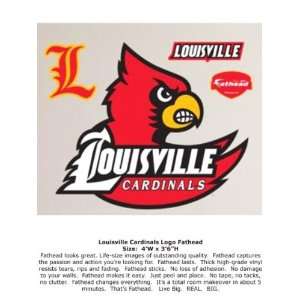 Wallpaper Fathead Fathead College team Logos Louisville Cardinals Logo 