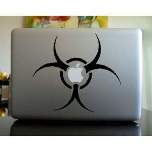    Apple Macbook Vinyl Decal Sticker   Biohazard 