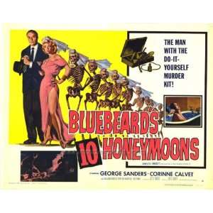  Bluebeards Ten Honeymoons   Movie Poster   11 x 17