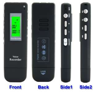 Digital Voice and Telephone Recorder (2GB Memory + USB Drive)