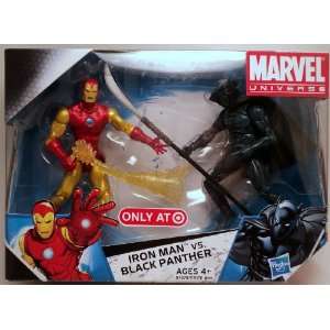   Two Pack Exclusive IRON MAN vs. BLACK PANTHER C8/9 Toys & Games