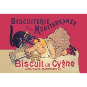 Biscuiterie de la Mediterranee 12x18 Giclee on canvas  