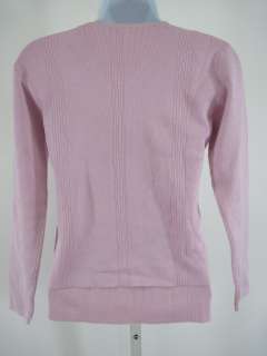 ETRO Pink Silk Blend Tank Top Cardigan Sweater Set Sz46  