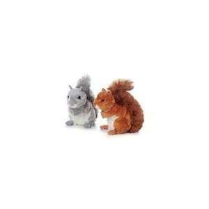  Nutsie the Stuffed Red Squirrel by Aurora Toys & Games