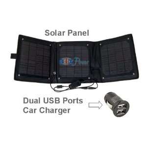  12W Portable Foldable Solar Power Charger Kit for iPad 