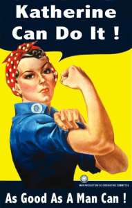 Personalized Rosie The Riveter We Can Do It WWII Poster  