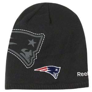 New England Patriots Youth Reebok 2010 2nd Season Black Knit Hat 