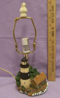 Resin Lighthouse Seaside Nautical Table Lamp Electric Needs Shade 