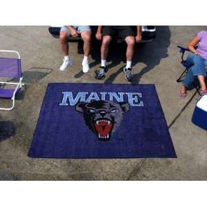  FanMats Maine Black Bears Tailgater 5x6 Area Rug Mat New 