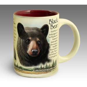  Black Bear Stoneware Coffee Mug